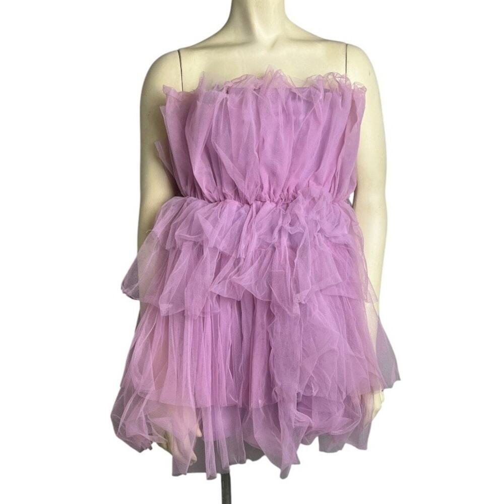 Elegant Lavender Tulle Dress
